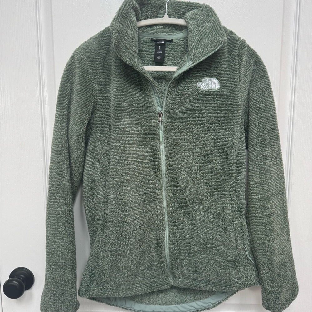 The North Face Green Osito Jacket Plush Fleece